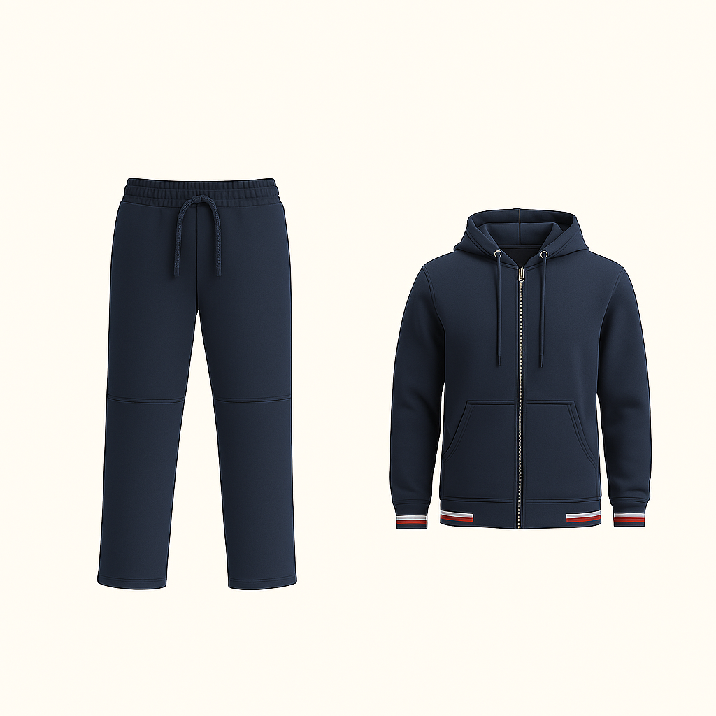 Designer (8) School Sports Set For Boys & Girls, Navy, For All Grades - Image 1